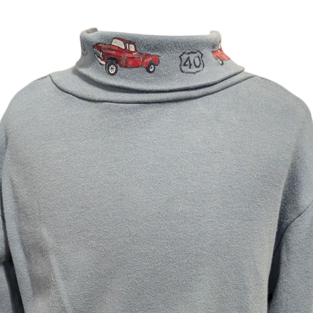Y2K Ruff Hewn boys Blue Long‎ Sleeve Turtle Neck Size 4T